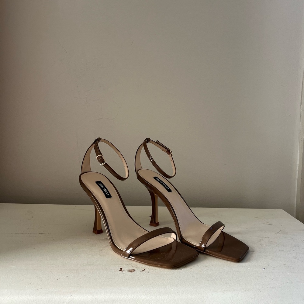 Nine West Yess Ankle Strap Heels Sandals - Picture 5 of 7